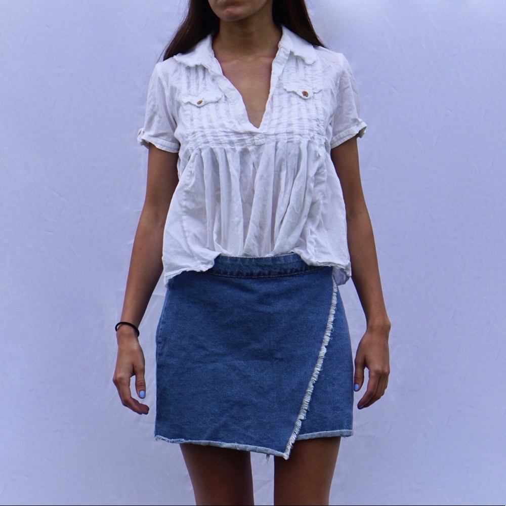 Free people embroidered shirt